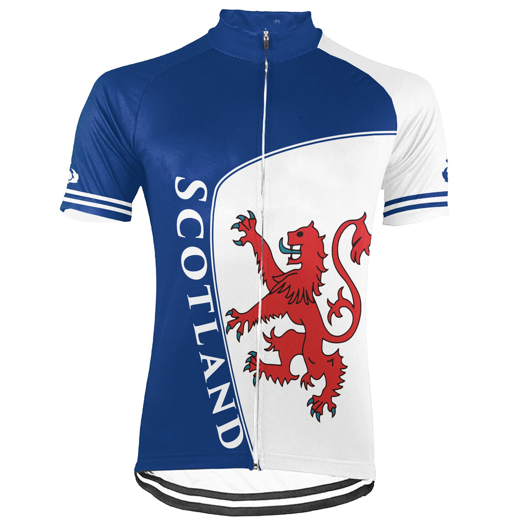 Customized Scotland Short Sleeve Cycling Jersey for Men