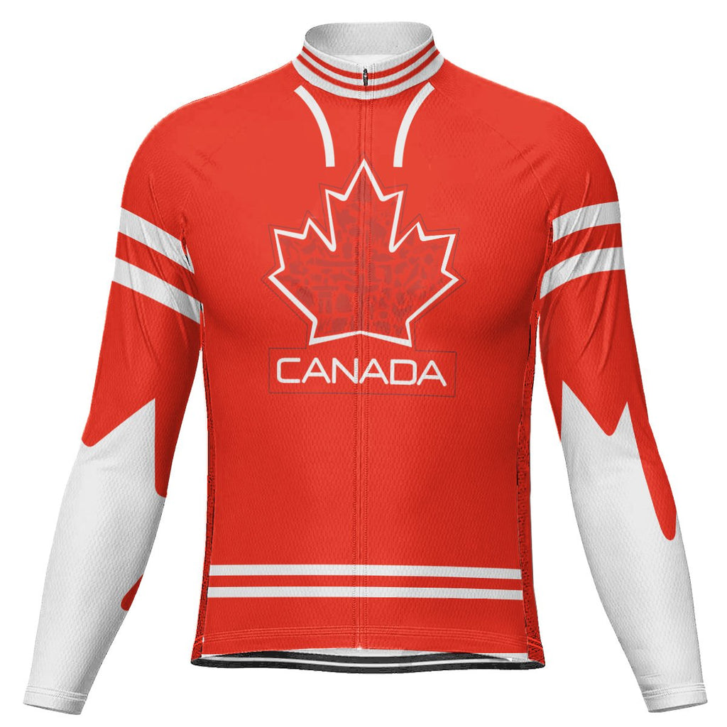 Customized Canada Winter Thermal Fleece Long Sleeve For Men
