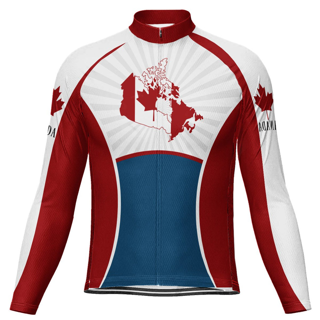 Customized Canada Winter Thermal Fleece Long Sleeve For Men