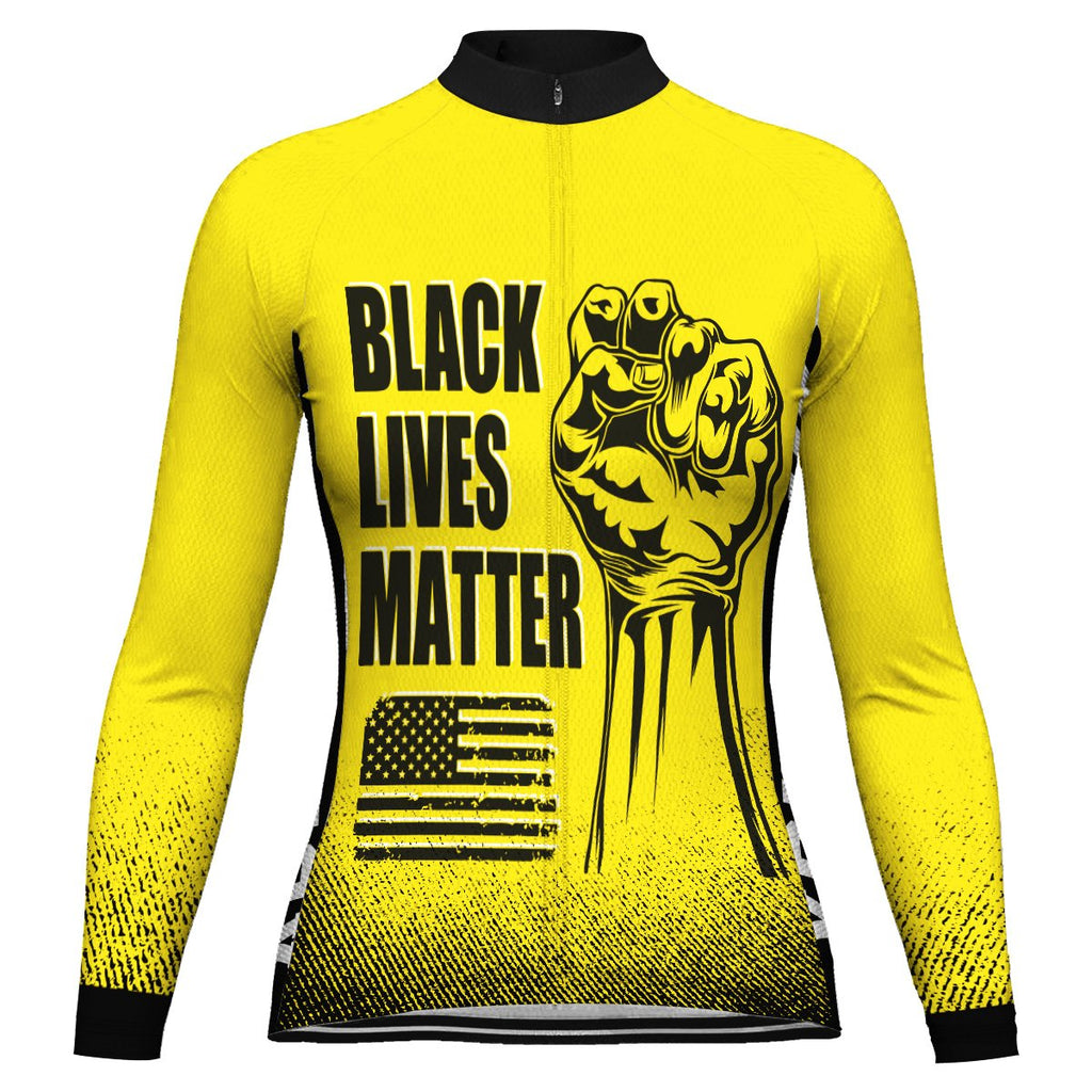 Customized Black Lives Matter Winter Thermal Fleece Long Sleeve For Women