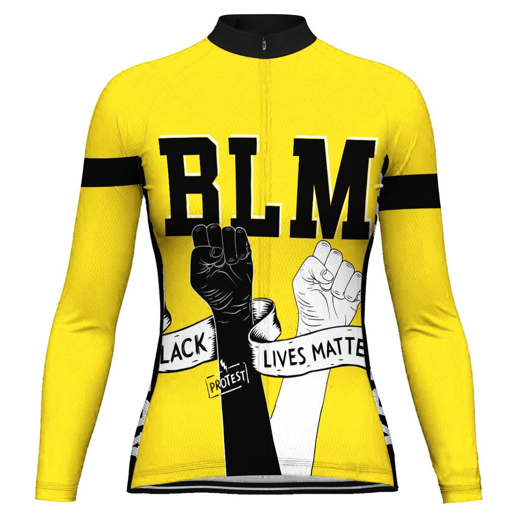 Customized Black Lives Matter Winter Thermal Fleece Long Sleeve For Women