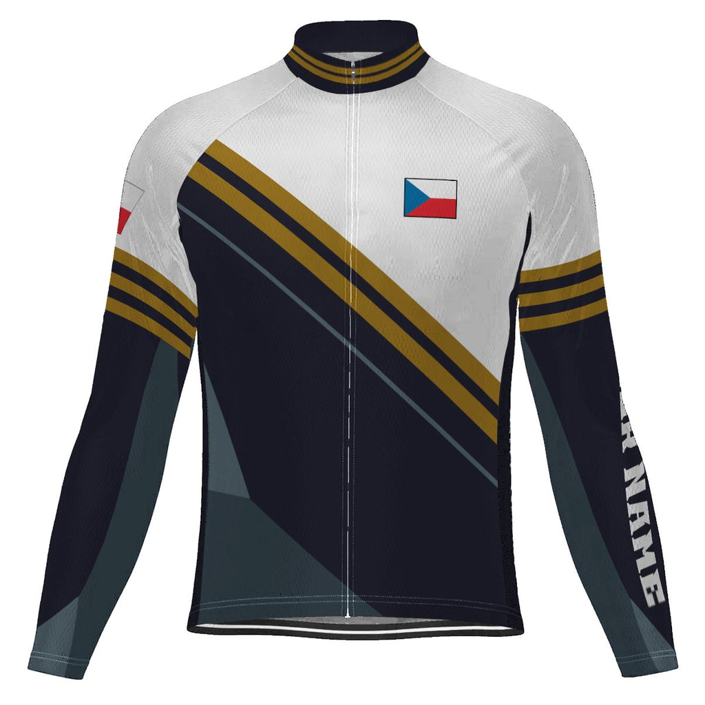 Customized Czech Long Sleeve Cycling Jersey for Men