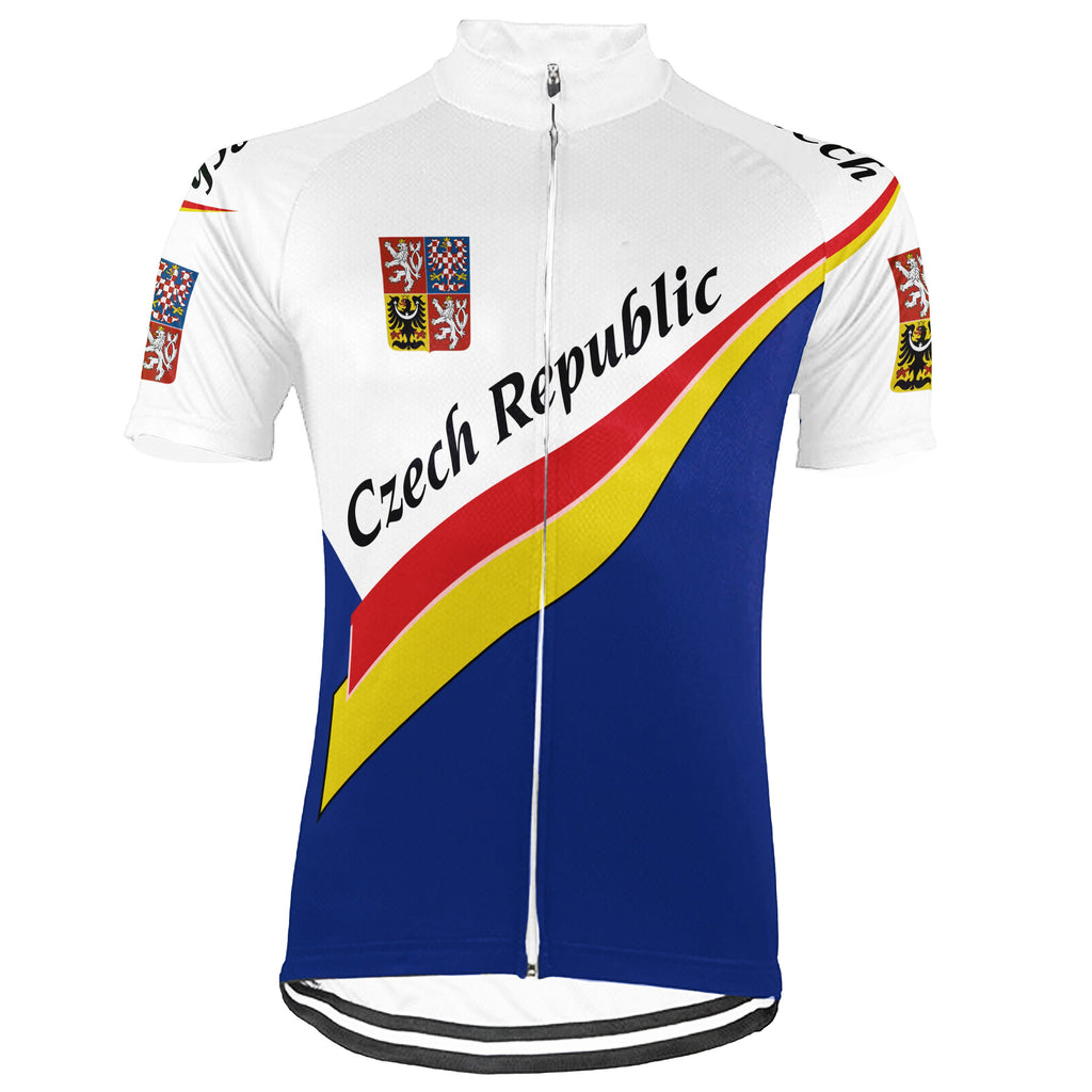 Customized Czech Short Sleeve Cycling Jersey for Men