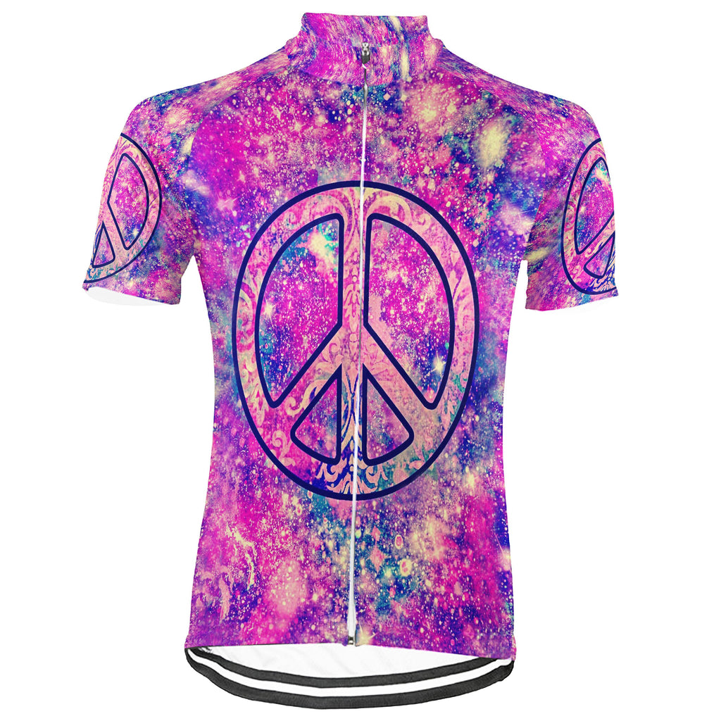 Customized Hippie Short Sleeve Cycling Jersey for Men