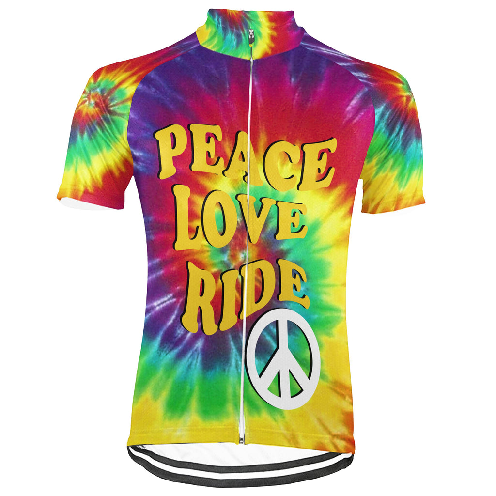 Customized Hippie Short Sleeve Cycling Jersey for Men