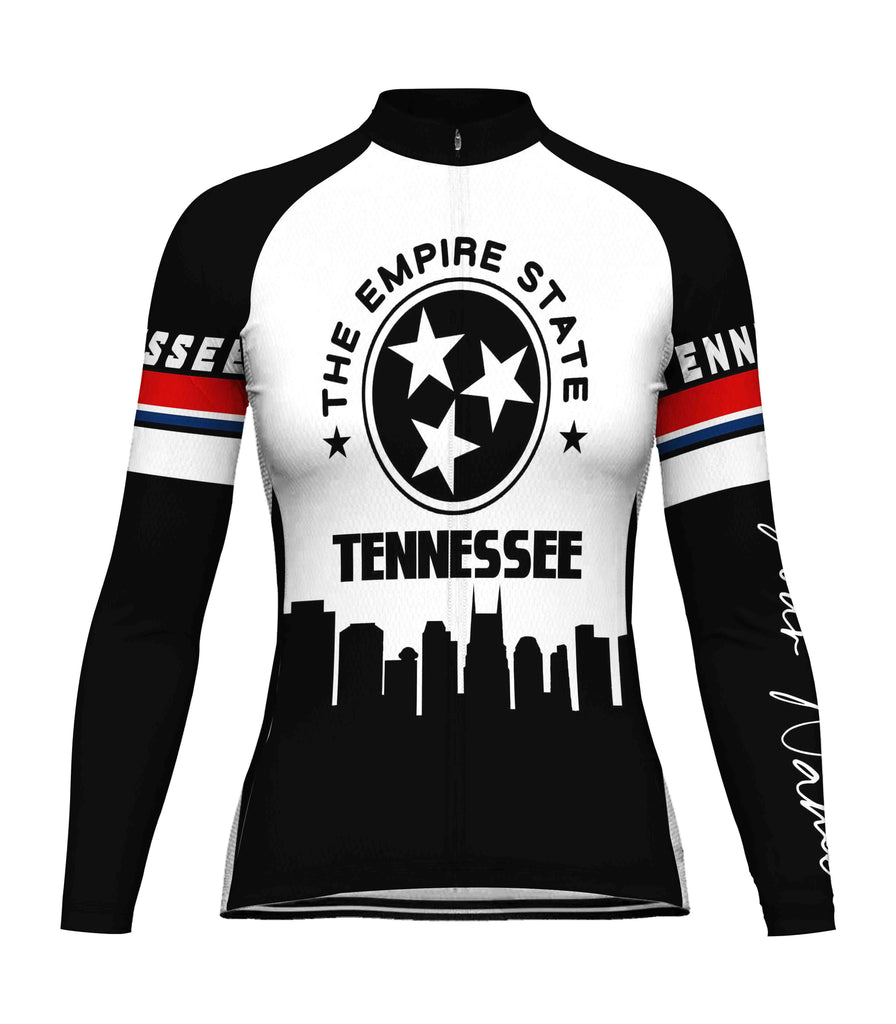 Customized Tennessee Long Sleeve Cycling Jersey for Women