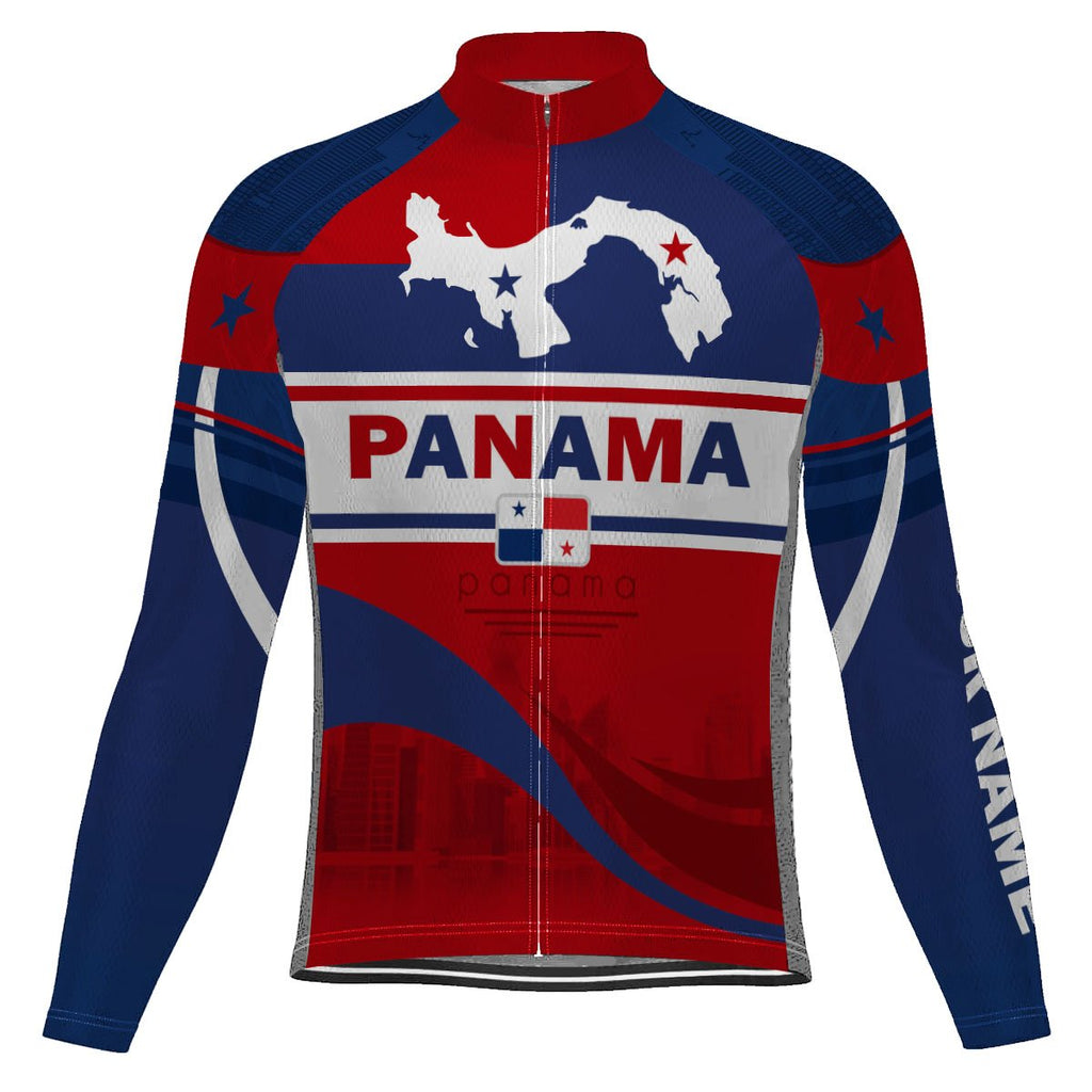 Customized Panama Long Sleeve Cycling Jersey for Men