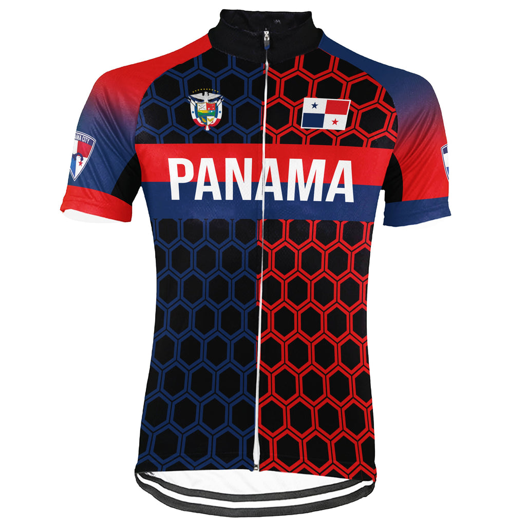 Customized Panama Short Sleeve Cycling Jersey for Men