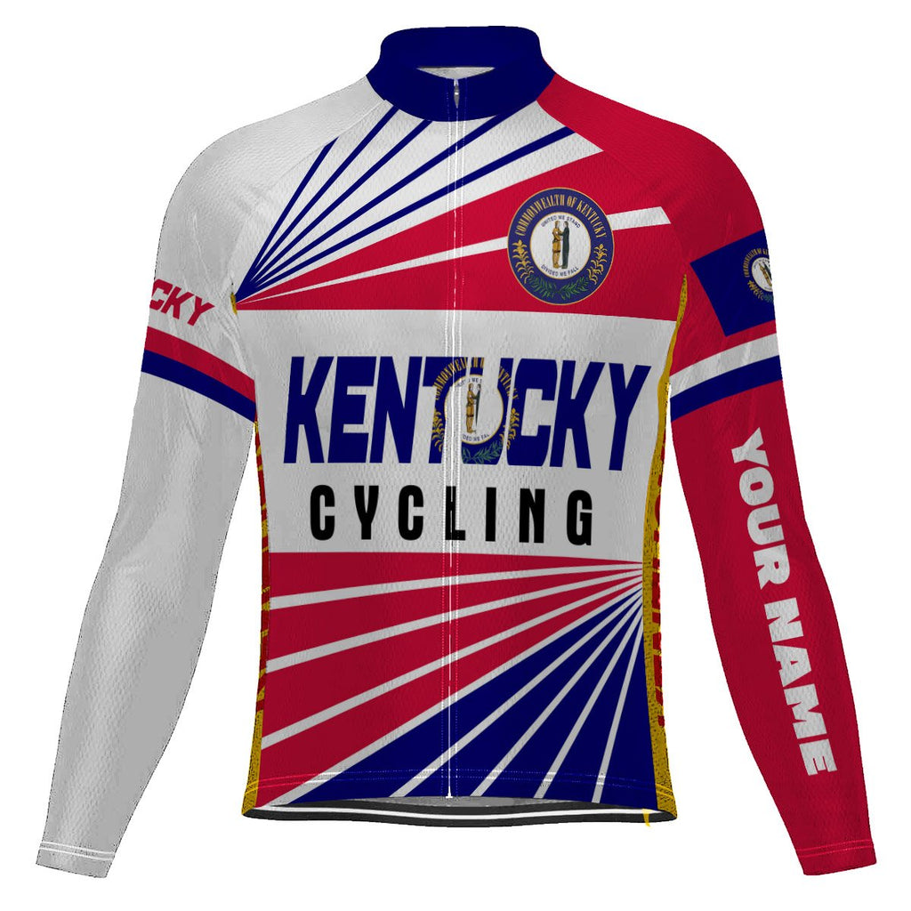 Customized Kentucky Winter Thermal Fleece Long Sleeve For Men
