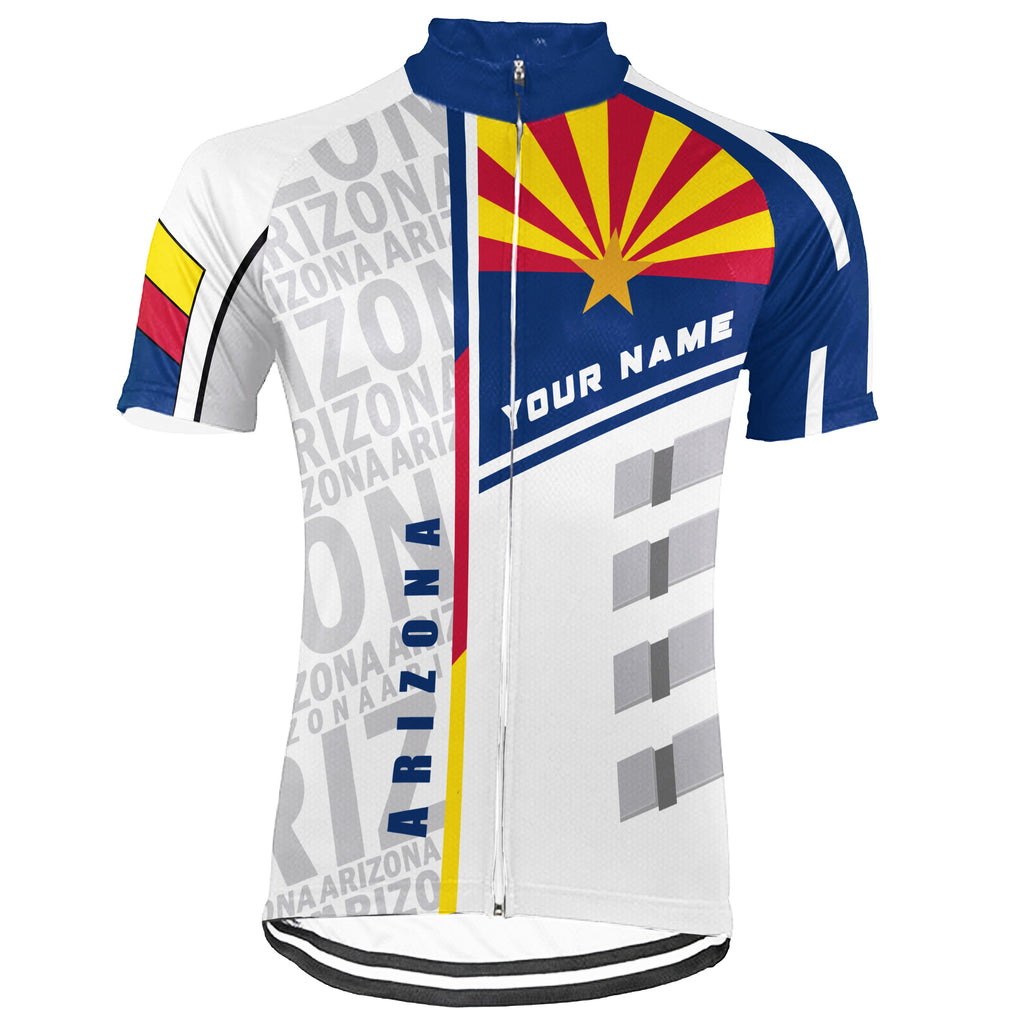 Customized Arizona Short Sleeve Cycling Jersey for Men