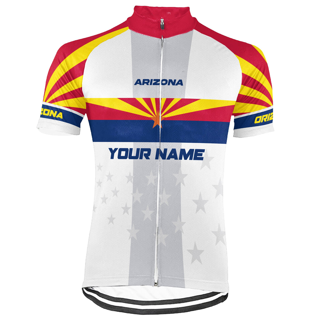 Customized Arizona Short Sleeve Cycling Jersey for Men