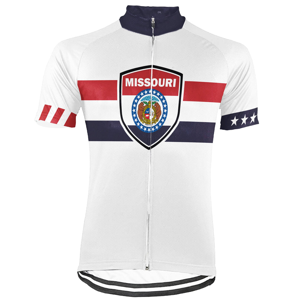 Customized Missouri Short Sleeve Cycling Jersey for Men