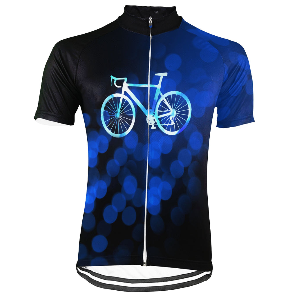 Customized Polka Dot Short Sleeve Cycling Jersey for Men