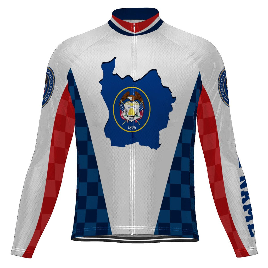 Customized Utah Long Sleeve Cycling Jersey for Men