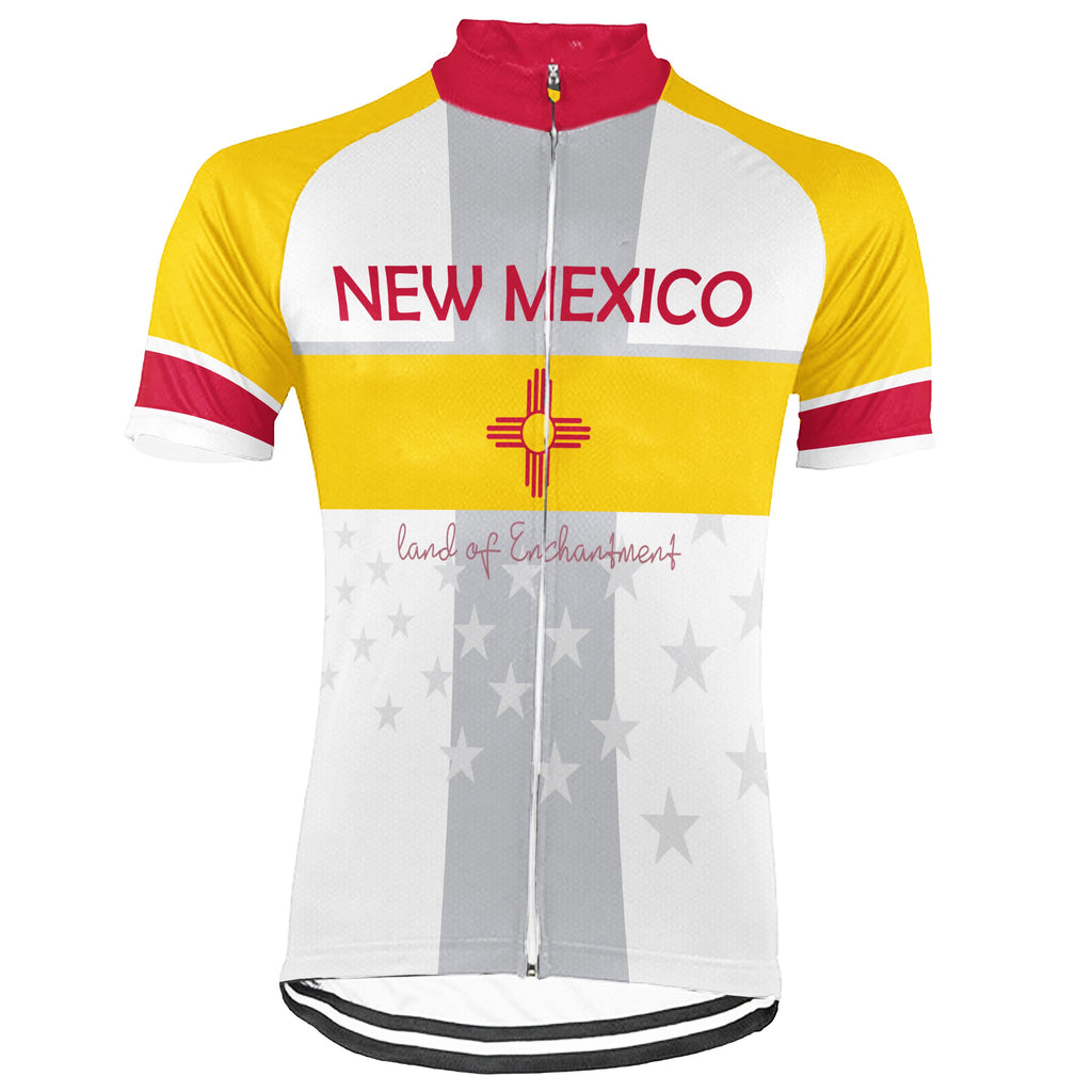 Customized New Mexico Short Sleeve Cycling Jersey for Men