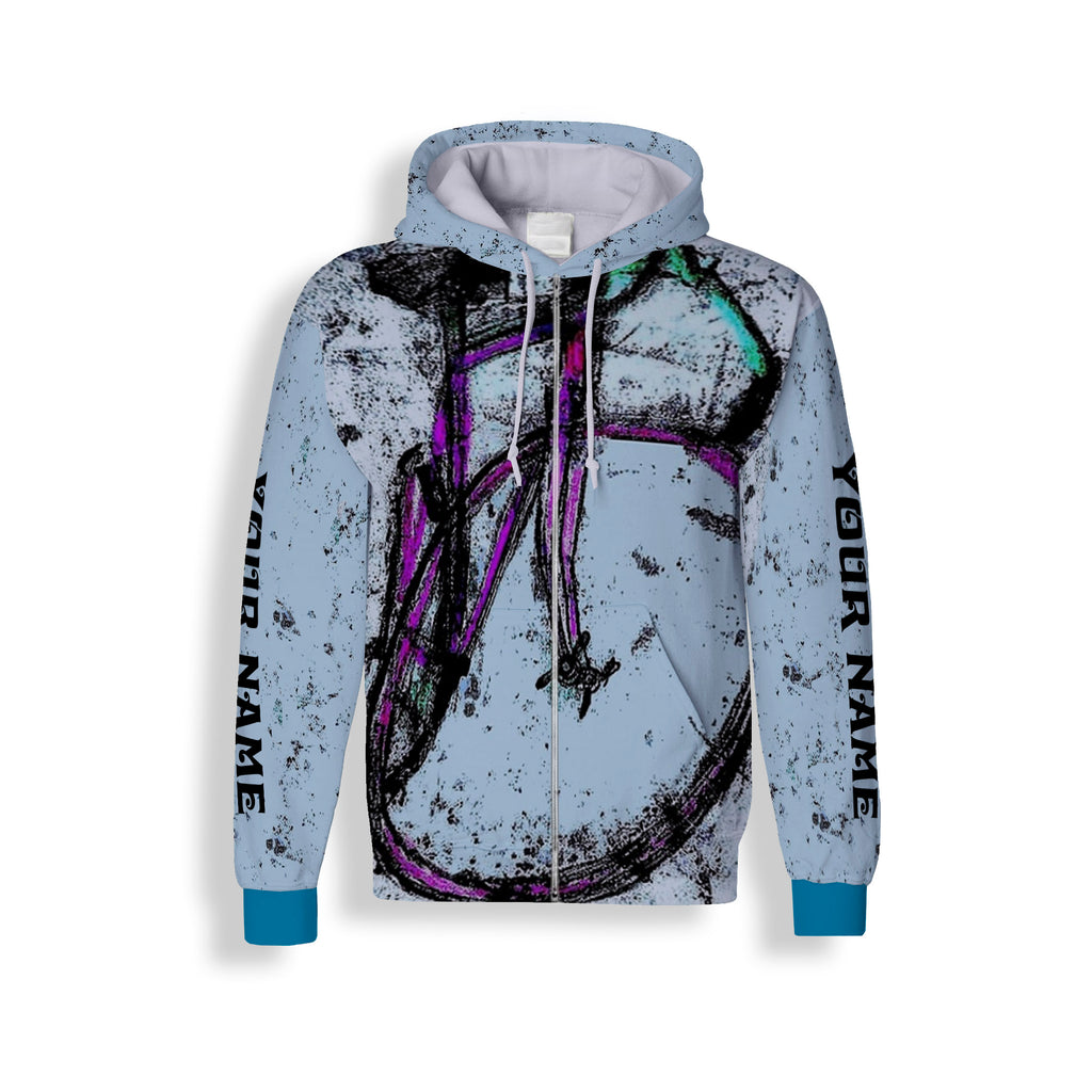 Customized Cycling Short Sleeve, Zip Up Hoodie, Long Sleeve, Hoodie For Men