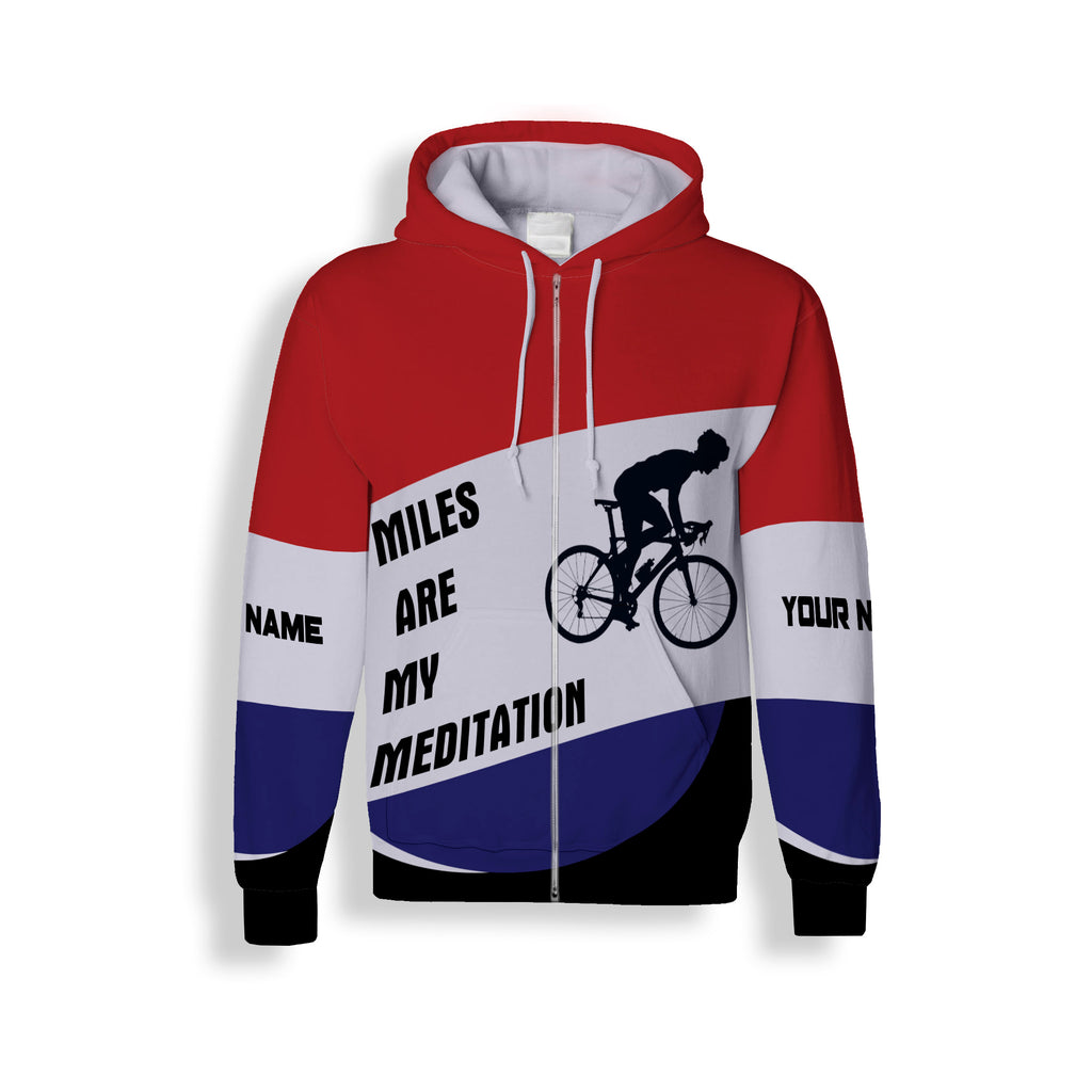 Miles Are My Meditation Short Sleeve, Zip Up Hoodie, Long Sleeve, and Hoodie Personalized Shirts For Men