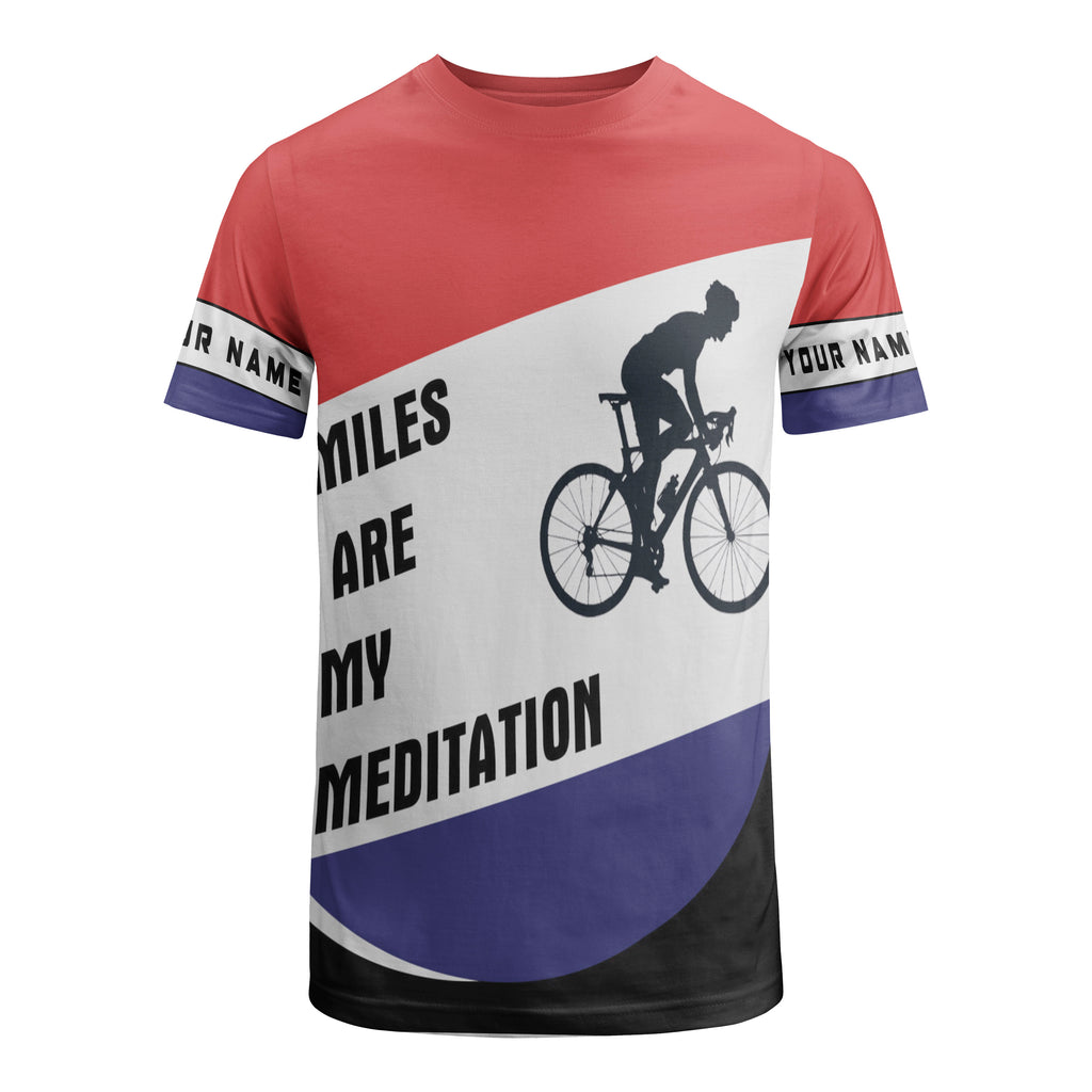Miles Are My Meditation Short Sleeve, Zip Up Hoodie, Long Sleeve, and Hoodie Personalized Shirts For Men