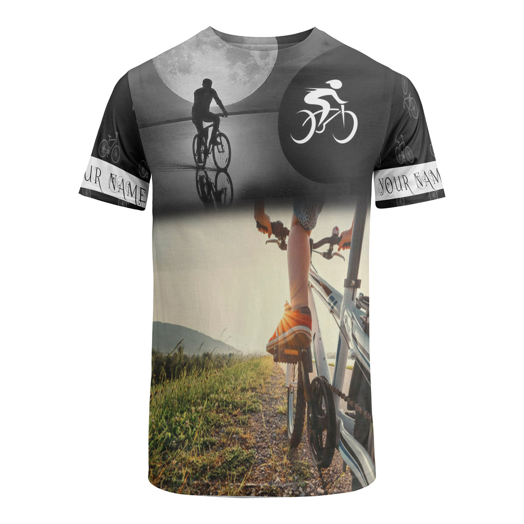 Full Printing- Custom Name Cycling Jersey Long Sleeve, Short Sleeve, Hoodie, and Zip Up Hoodie Meaningful Gift For Men