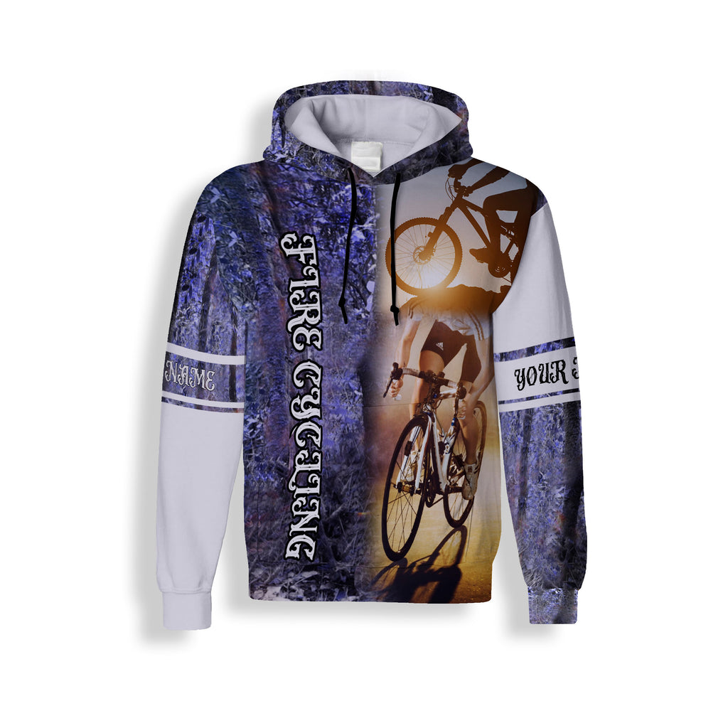 Women's Personalized Cycling Jersey Fire Cycling Long Sleeve, Short Sleeve, Hoodie, and Zip Up Hoodie