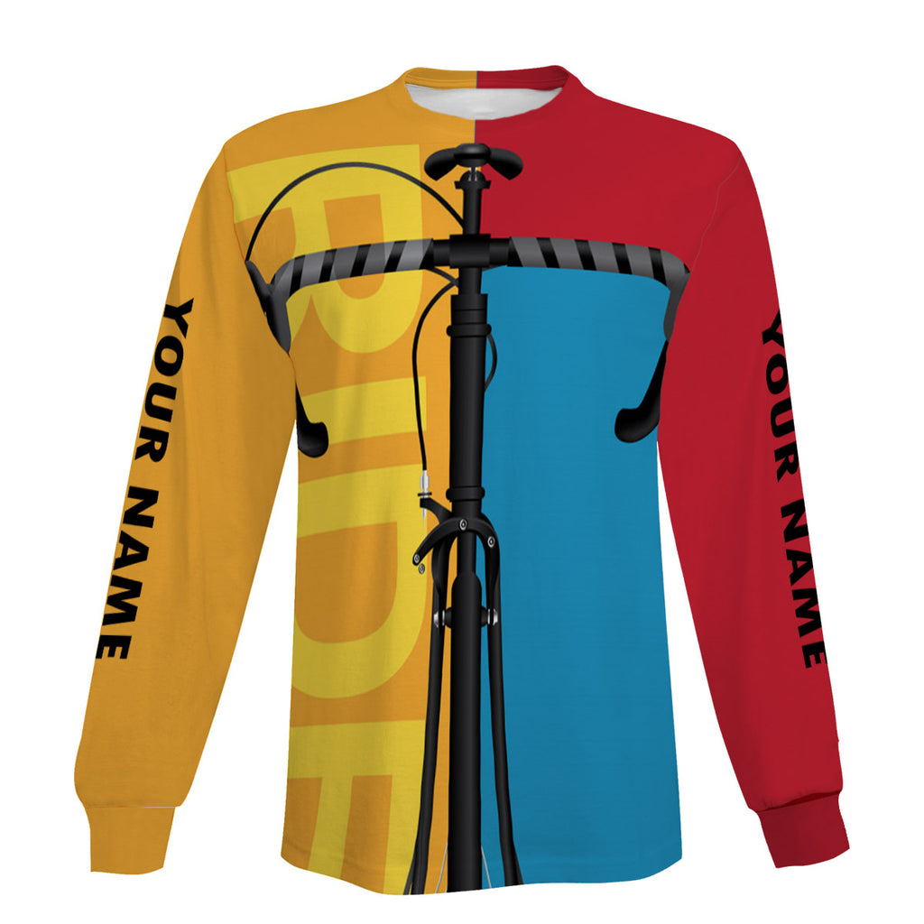 Three-Color Customized Cycling Jersey Long Sleeve, Zip Up Hoodie, Hoodie Great Gift For Men