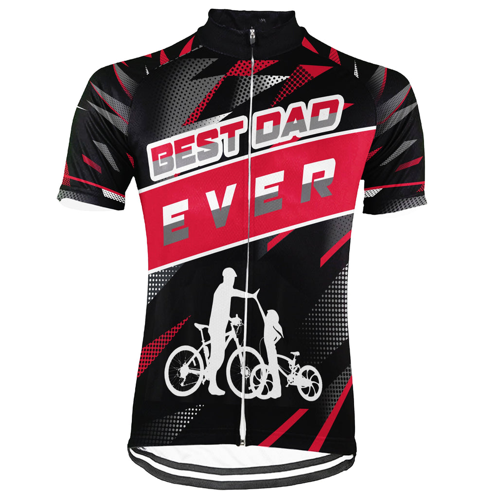 Customized Father And Daughter Short Sleeve Cycling Jersey for Men