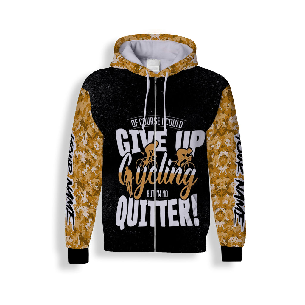 Of Course I could Give Up Cycling But I'm No Quitter Biking Short Sleeve, Long Sleeve, Zip Up Hoodie and Hoodie- Personalized Jersey For Men