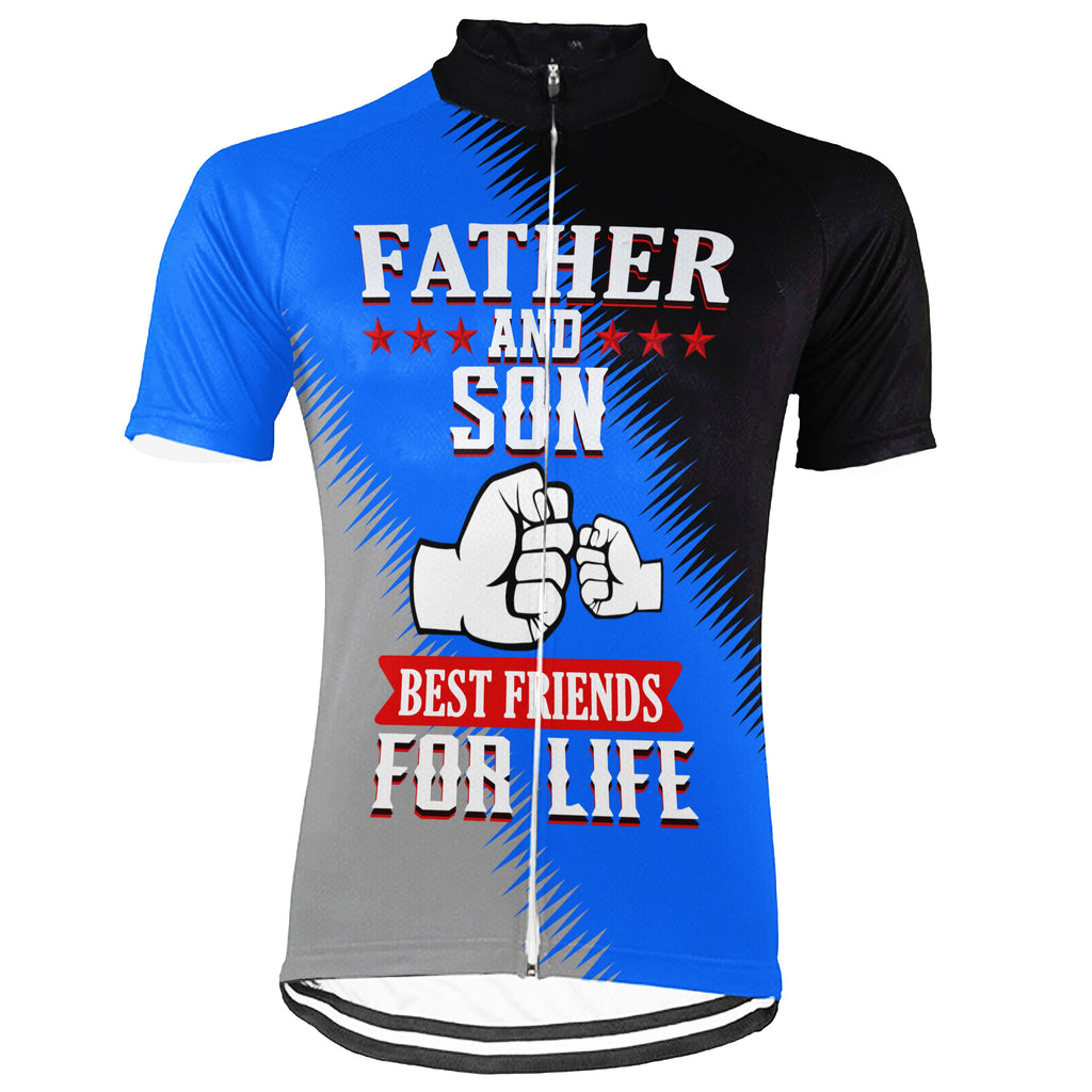 Customized Father And Son Short Sleeve Cycling Jersey for Men