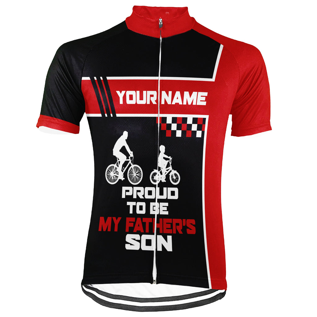 Customized Father And Son Short Sleeve Cycling Jersey for Men