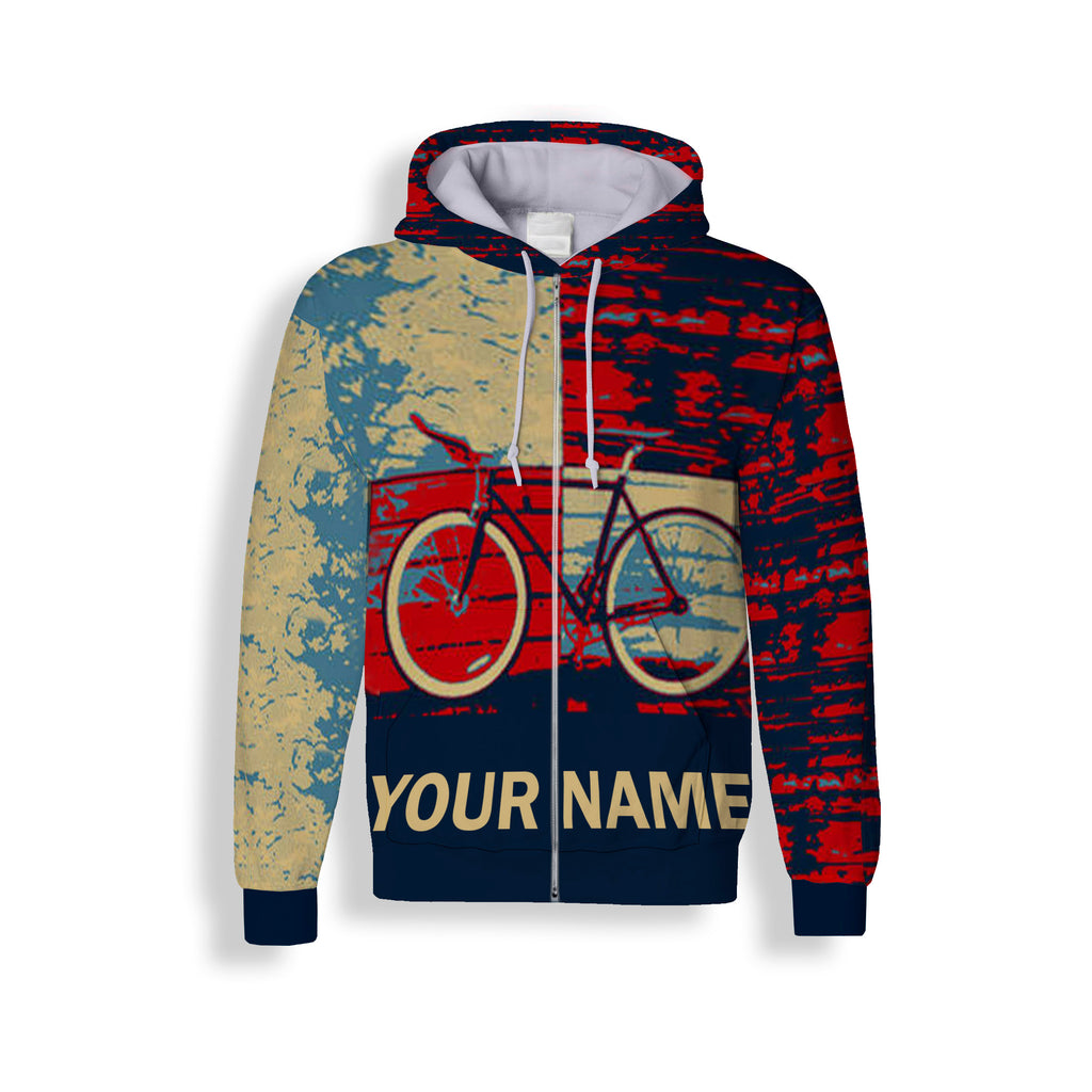 Men's Personalized Cycling Short Sleeve, Long Sleeve, Hoodie And Zip Up Hoodie- Great Gift Ideas
