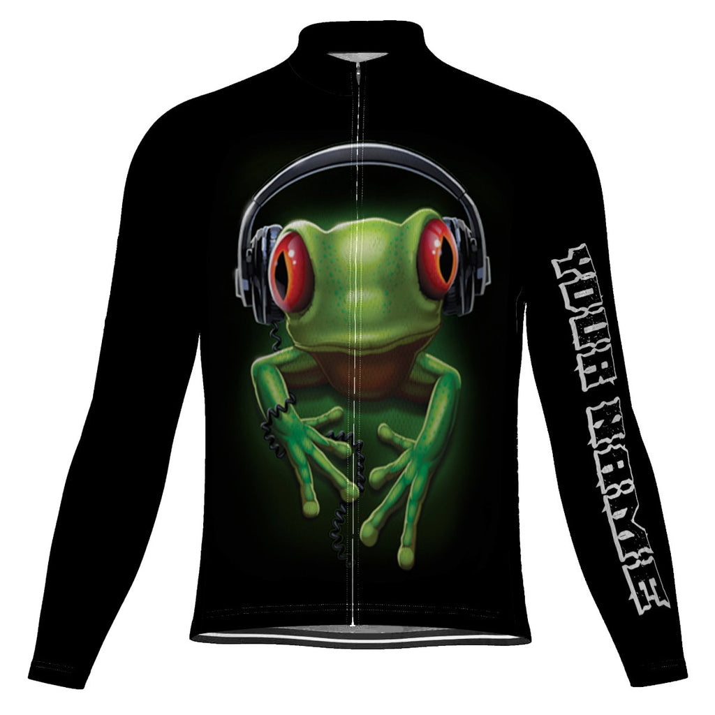 Customized Frog Long Sleeve Cycling Jersey for Men