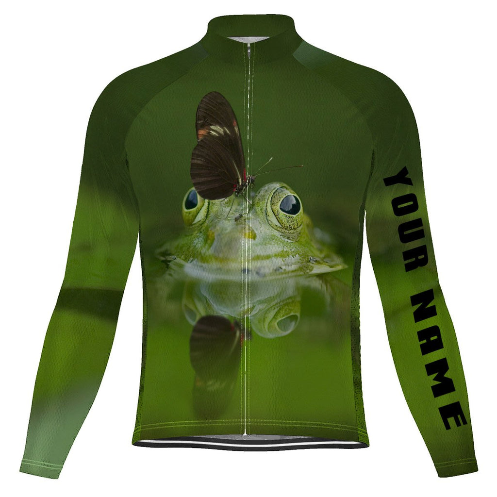 Customized Frog Long Sleeve Cycling Jersey for Men
