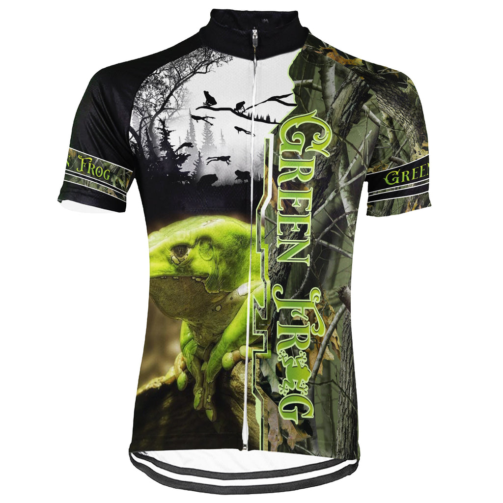 Customized Frog Short Sleeve Cycling Jersey for Men