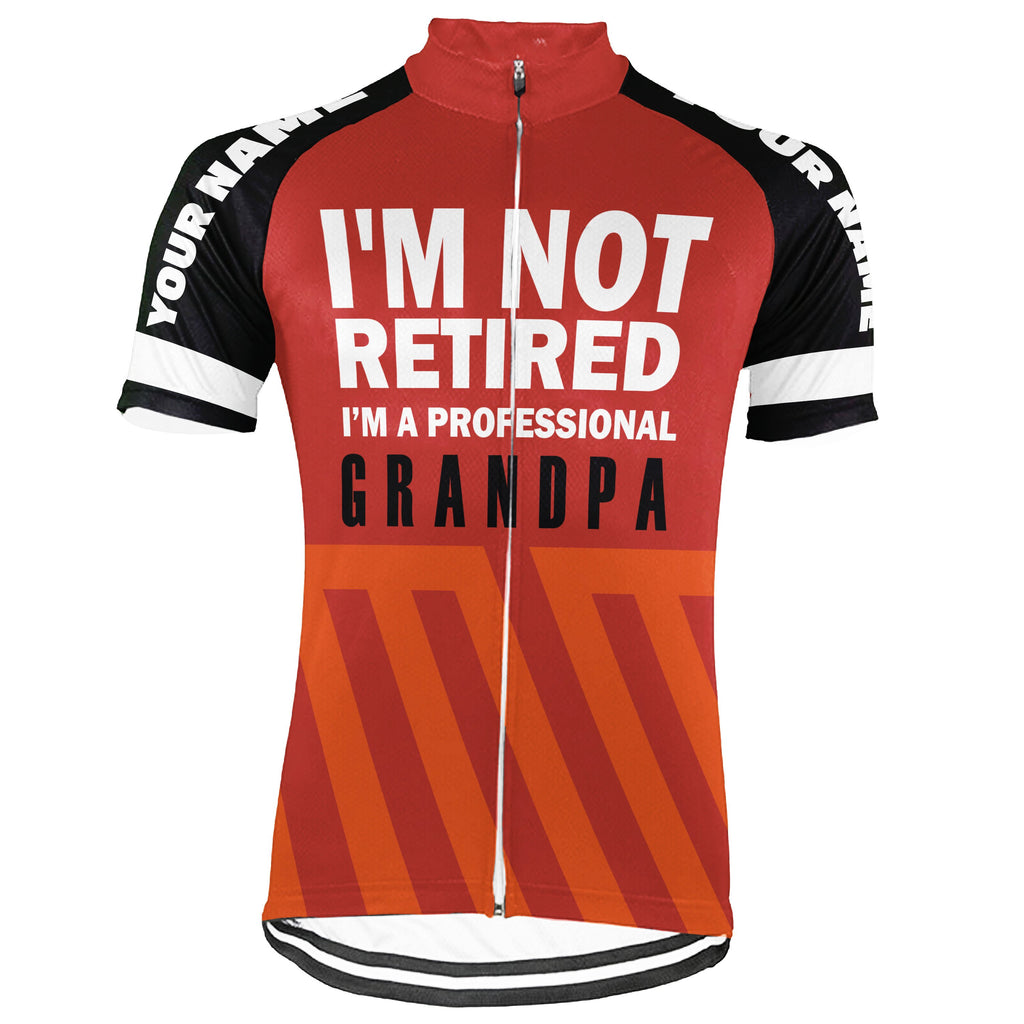 Customized Grandpa Short Sleeve Cycling Jersey for Men