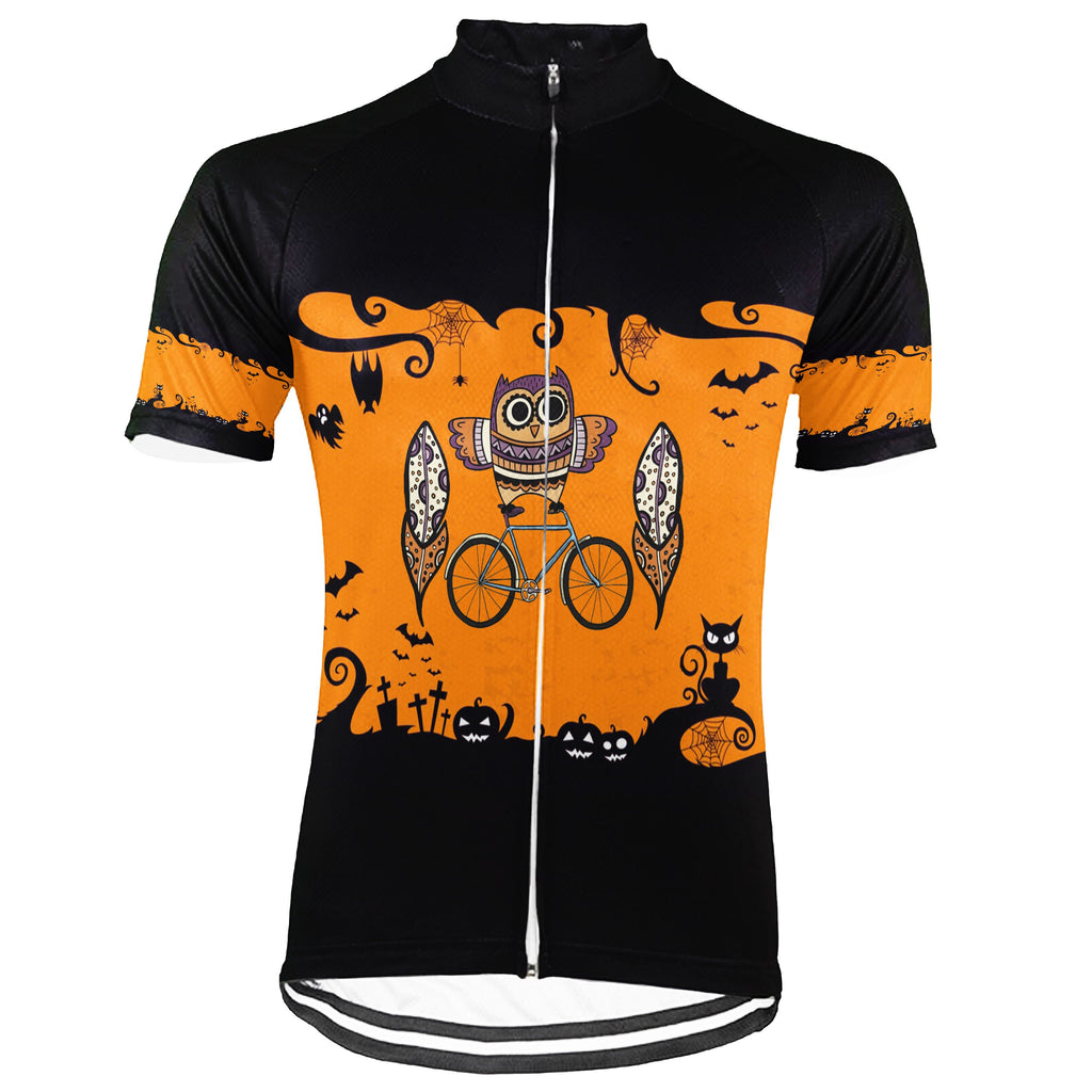 Customized Owl Short Sleeve Cycling Jersey for Men