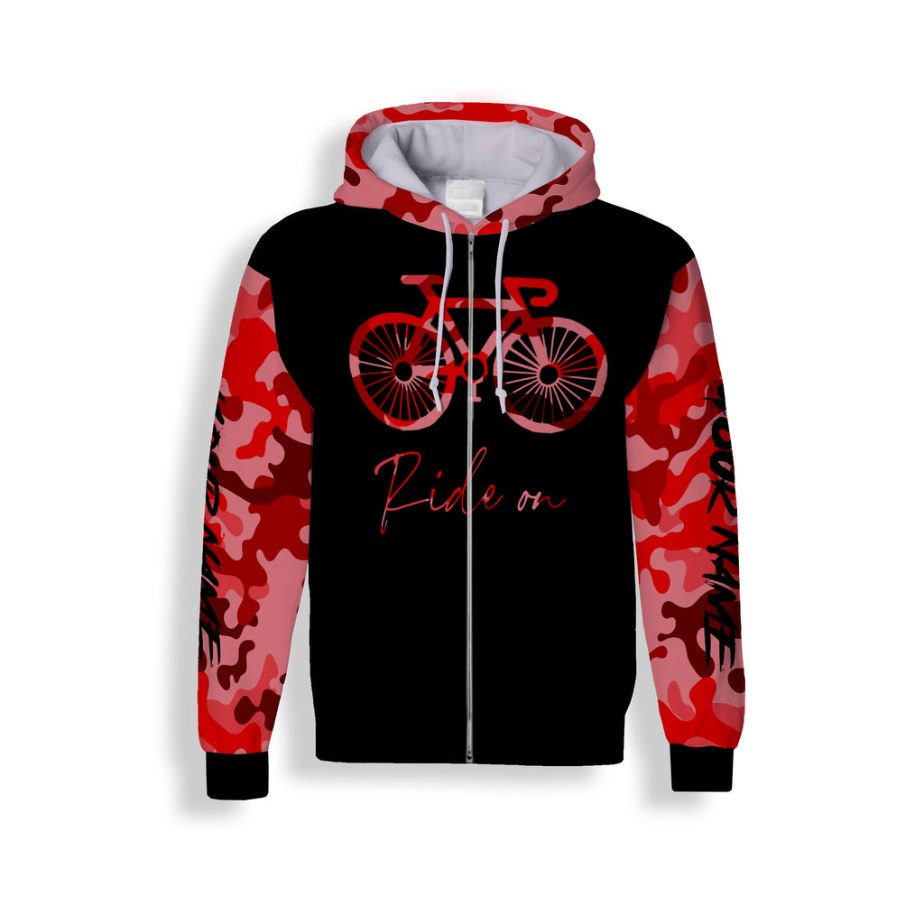 Ride On Biking Jersey Men's Long Sleeve, Short Sleeve, Zip Up Hoodie and Hoodie- Personalized, Comfortable and Breathable Shirt