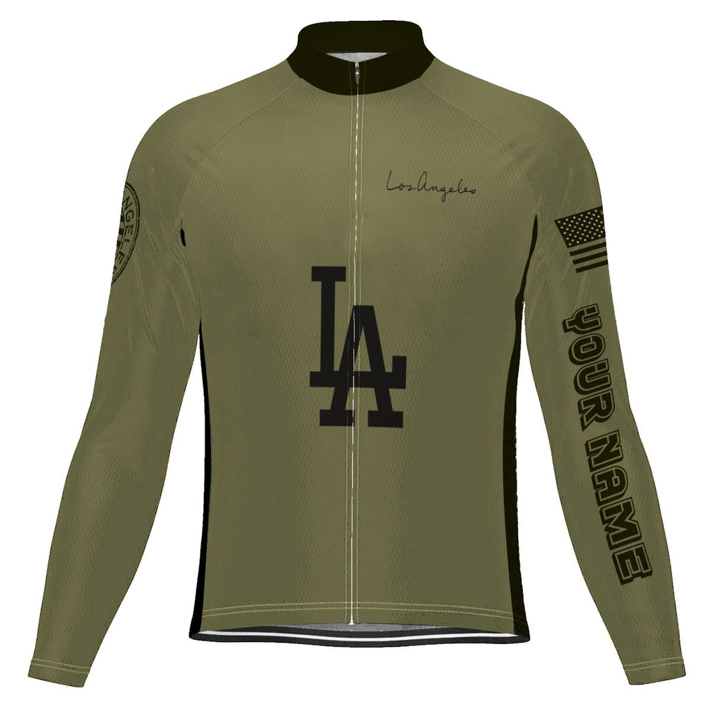 Customized Los Angeles Long Sleeve Cycling Jersey for Men