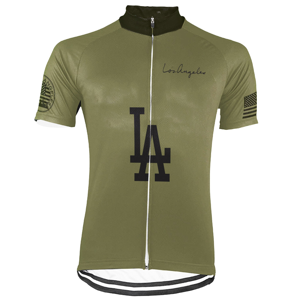 Customized Los Angeles Short Sleeve Cycling Jersey for Men