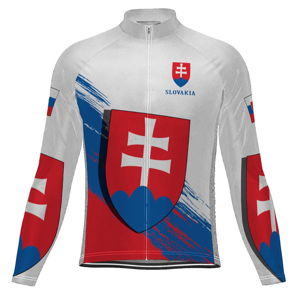 Customized Slovakia Long Sleeve Cycling Jersey for Men