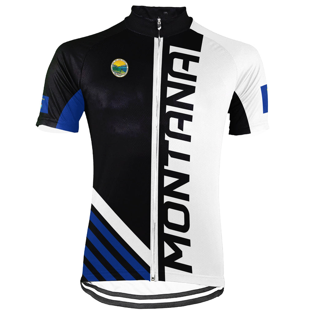 Customized Montana Short Sleeve Cycling Jersey for Men