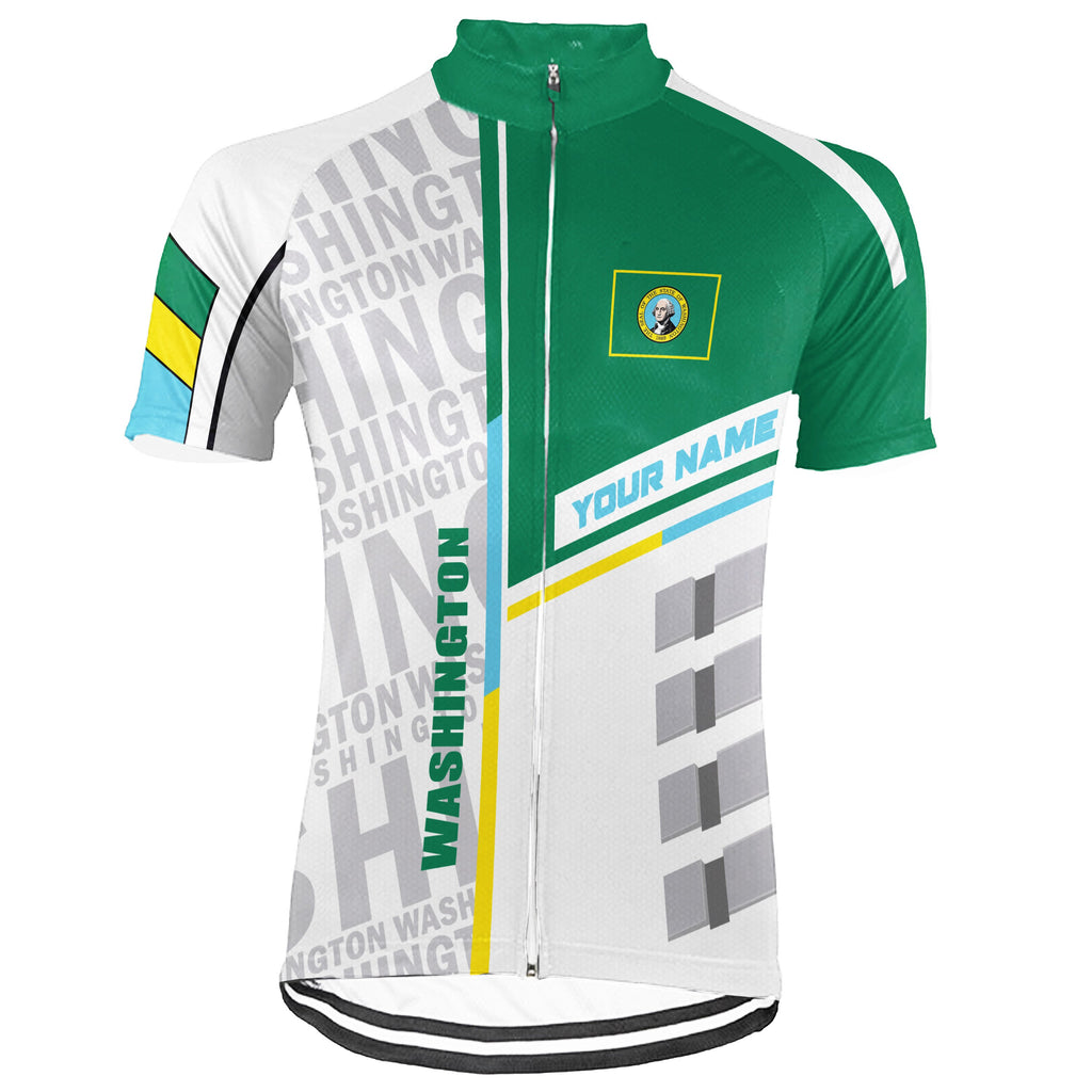 Customized Washington D.C Short Sleeve Cycling Jersey for Men