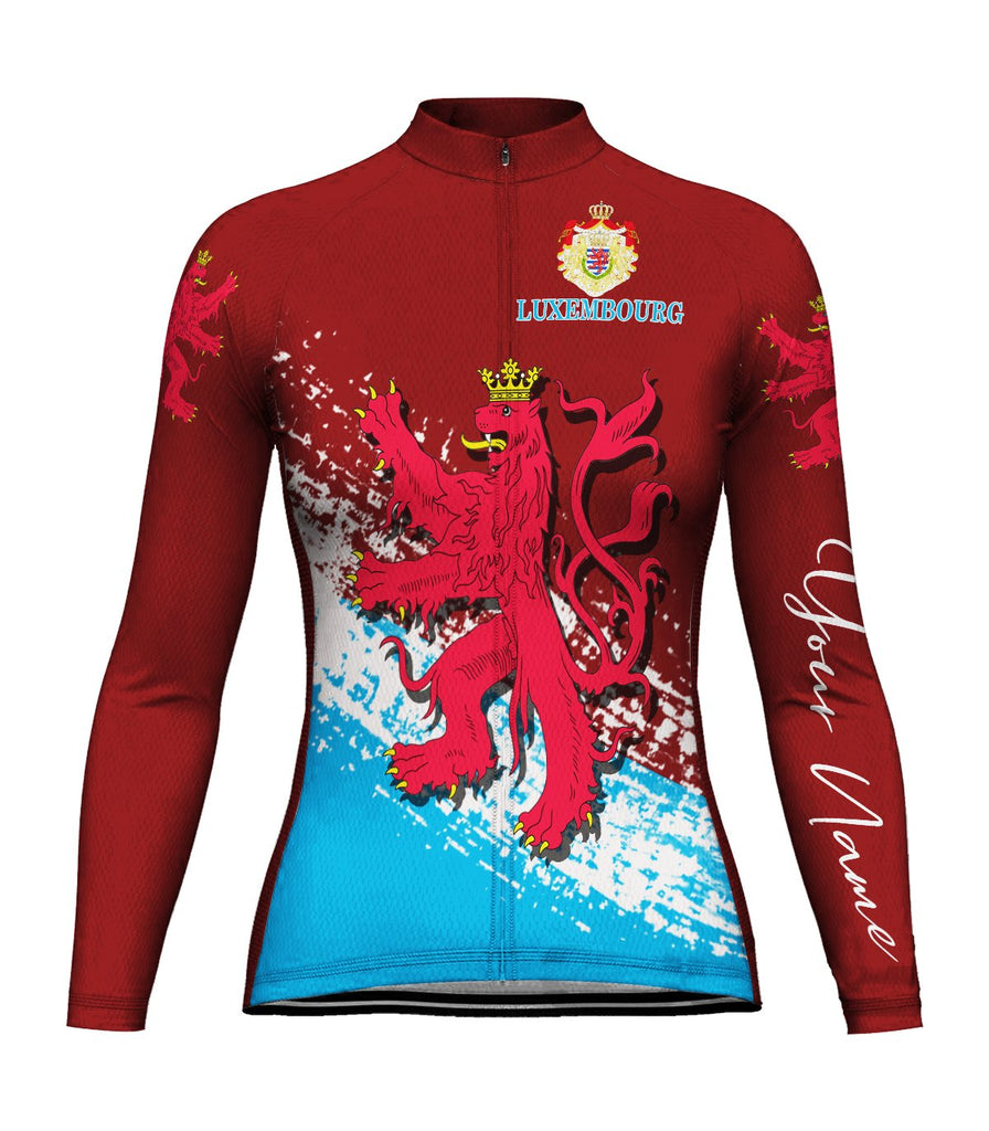 Customized Luxembourg Winter Thermal Fleece Long Sleeve For Women