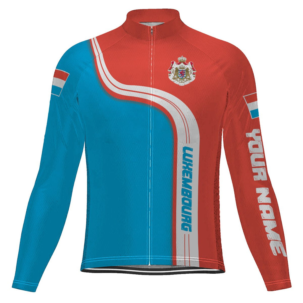 Customized Luxembourg Winter Thermal Fleece Long Sleeve For Men