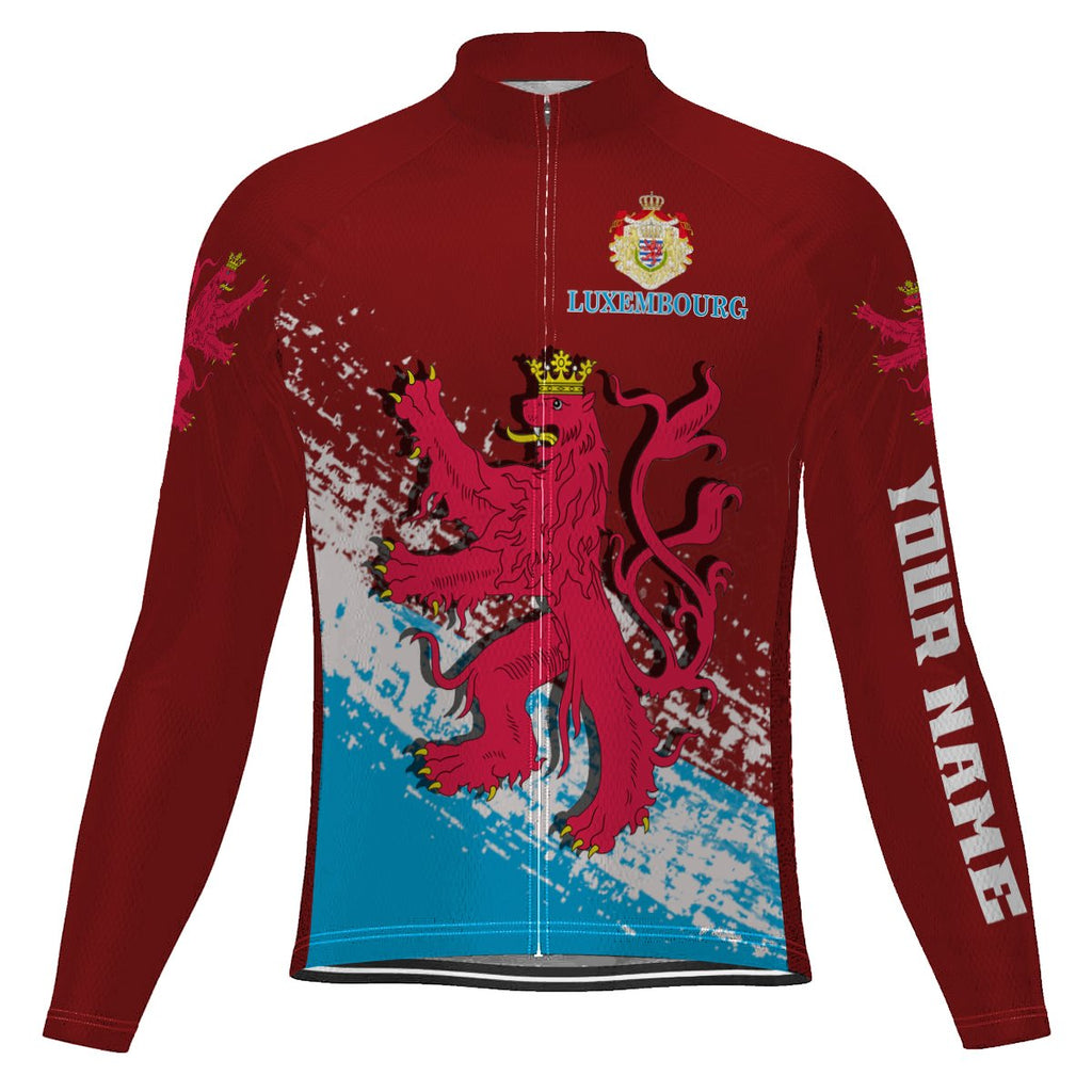 Customized Luxembourg Winter Thermal Fleece Long Sleeve For Men