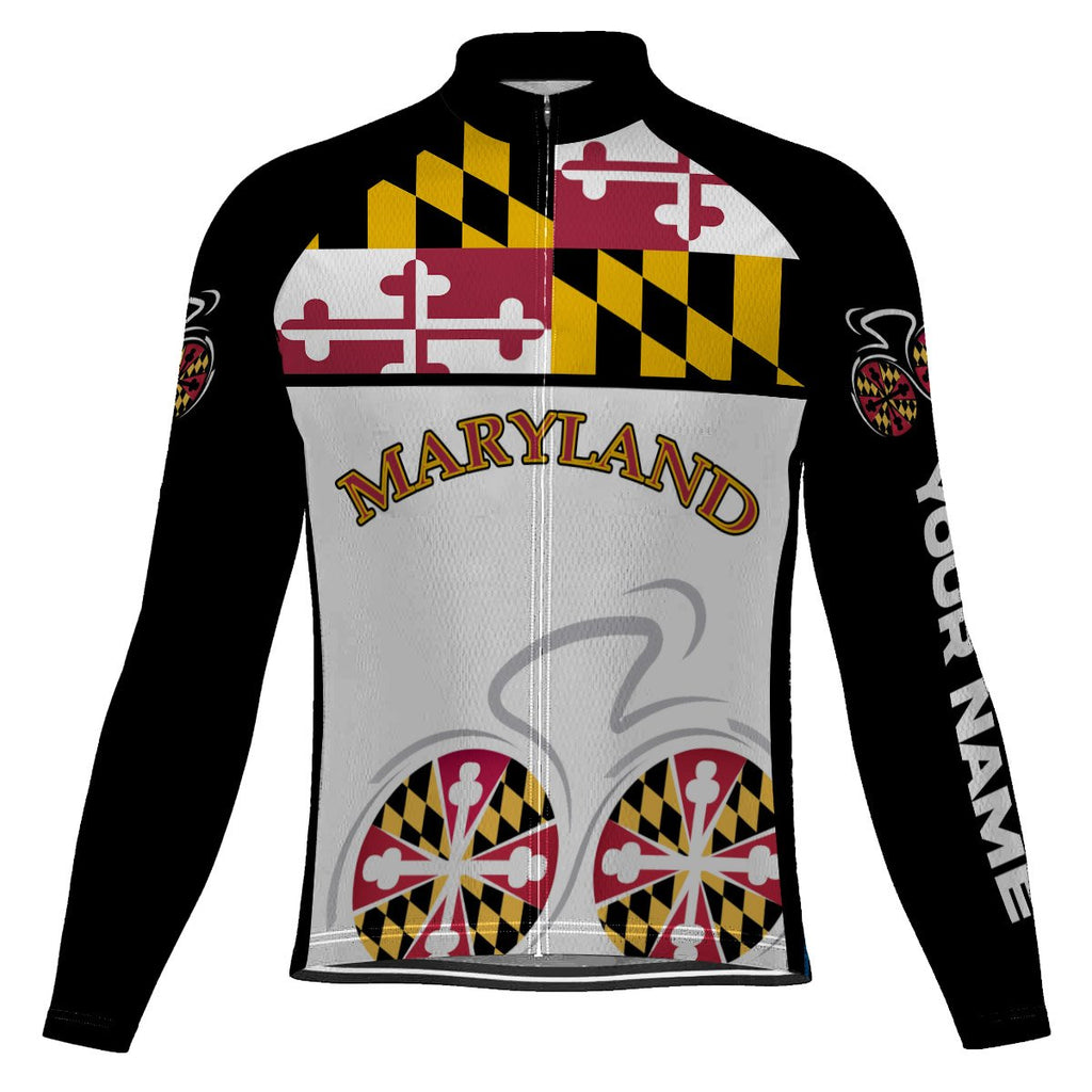 Customized Maryland Winter Thermal Fleece Long Sleeve For Men
