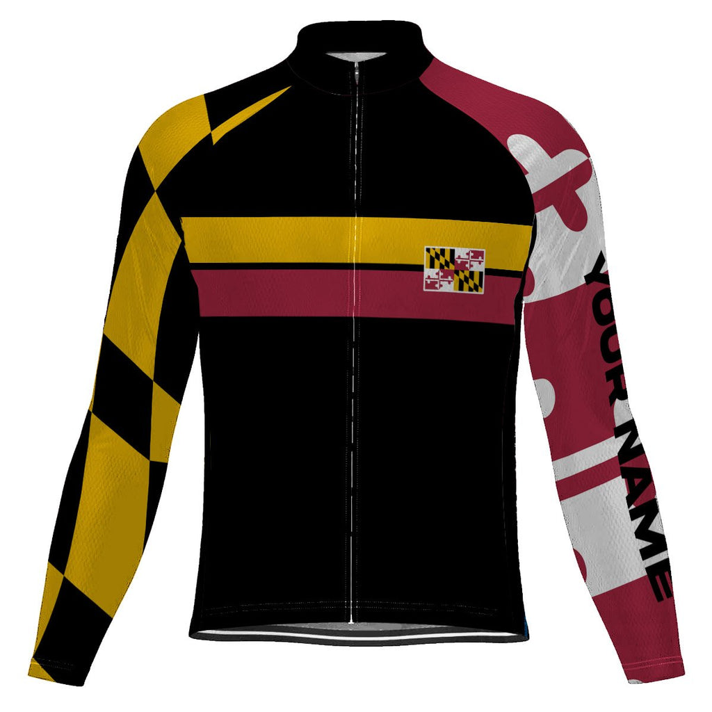 Customized Maryland Winter Thermal Fleece Long Sleeve For Men