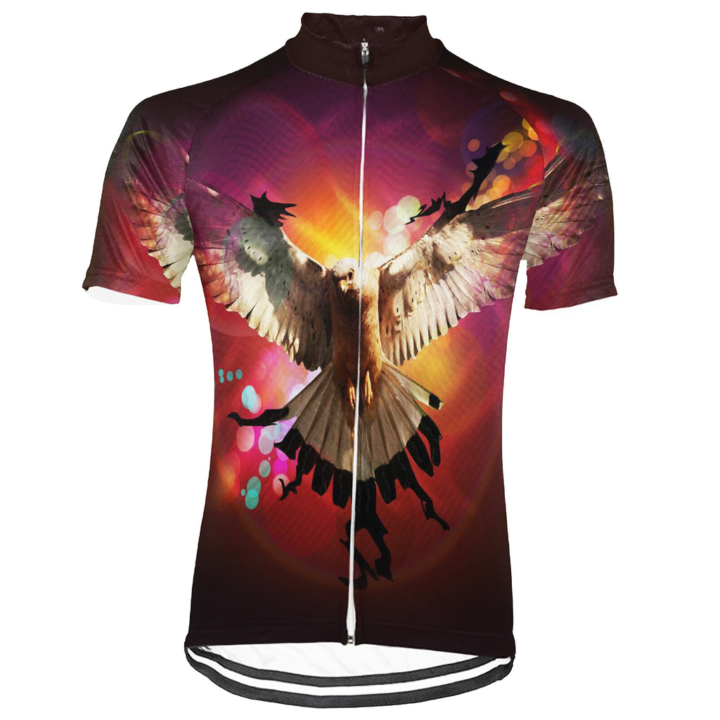 Customized Eagle Short Sleeve Cycling Jersey for Men