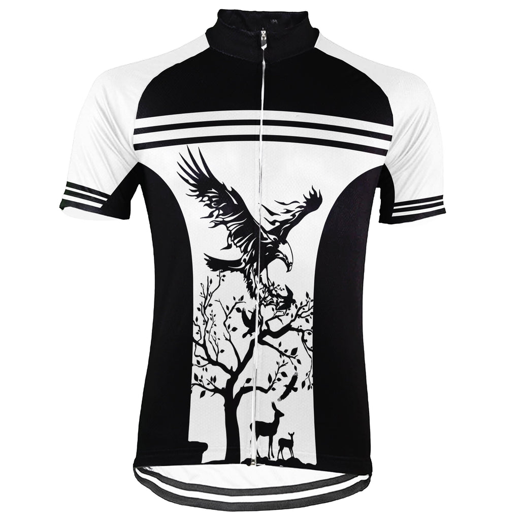 Customized Eagle Short Sleeve Cycling Jersey for Men