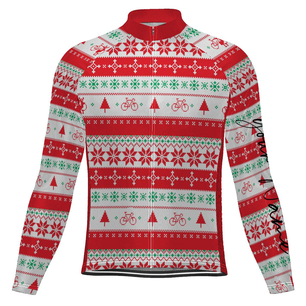 Christmas Collection-Customized Christmas Winter Thermal Fleece Long Sleeve For Men