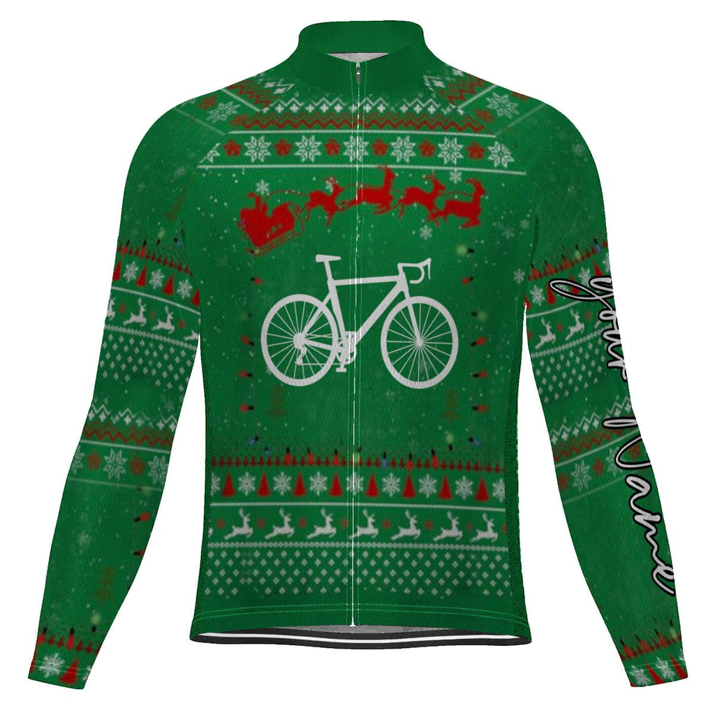 Christmas Collection-Customized Christmas Winter Thermal Fleece Long Sleeve For Men